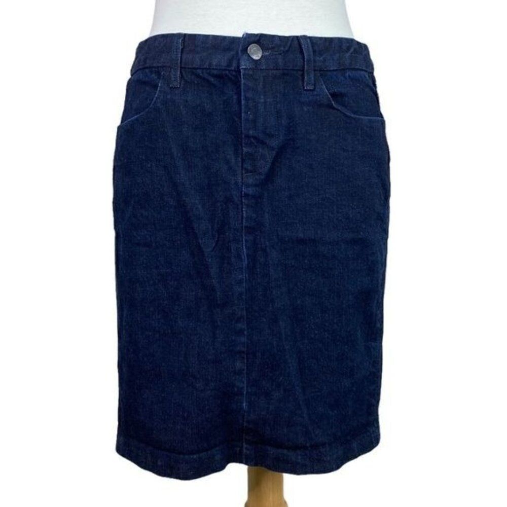 Gap Jean Skirt Size 26 Dark Denim